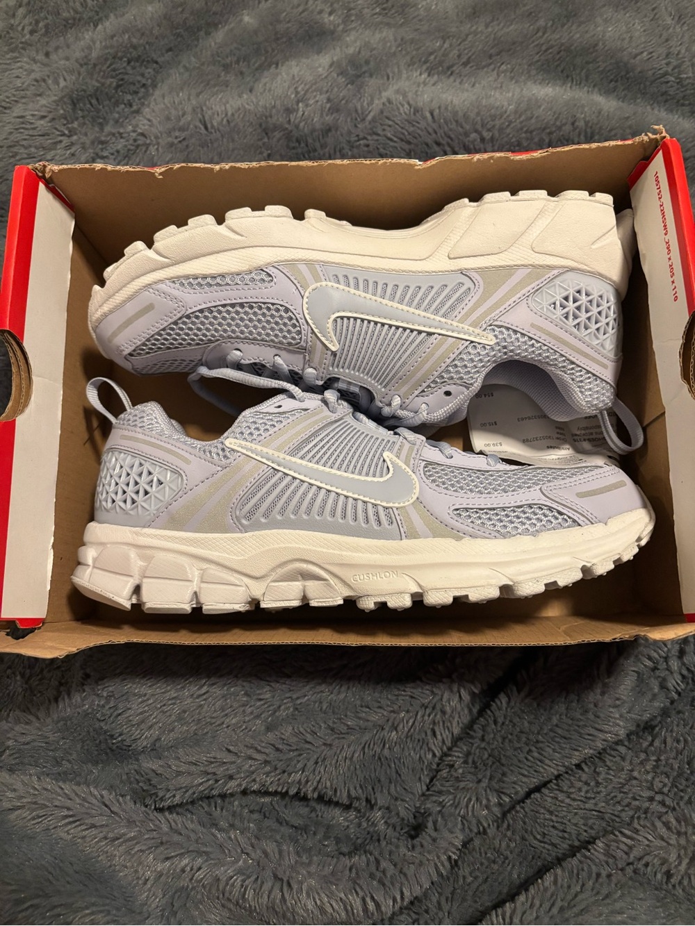Nike Women’s Light Gray and Off-White Trail-Inspired Sneakers